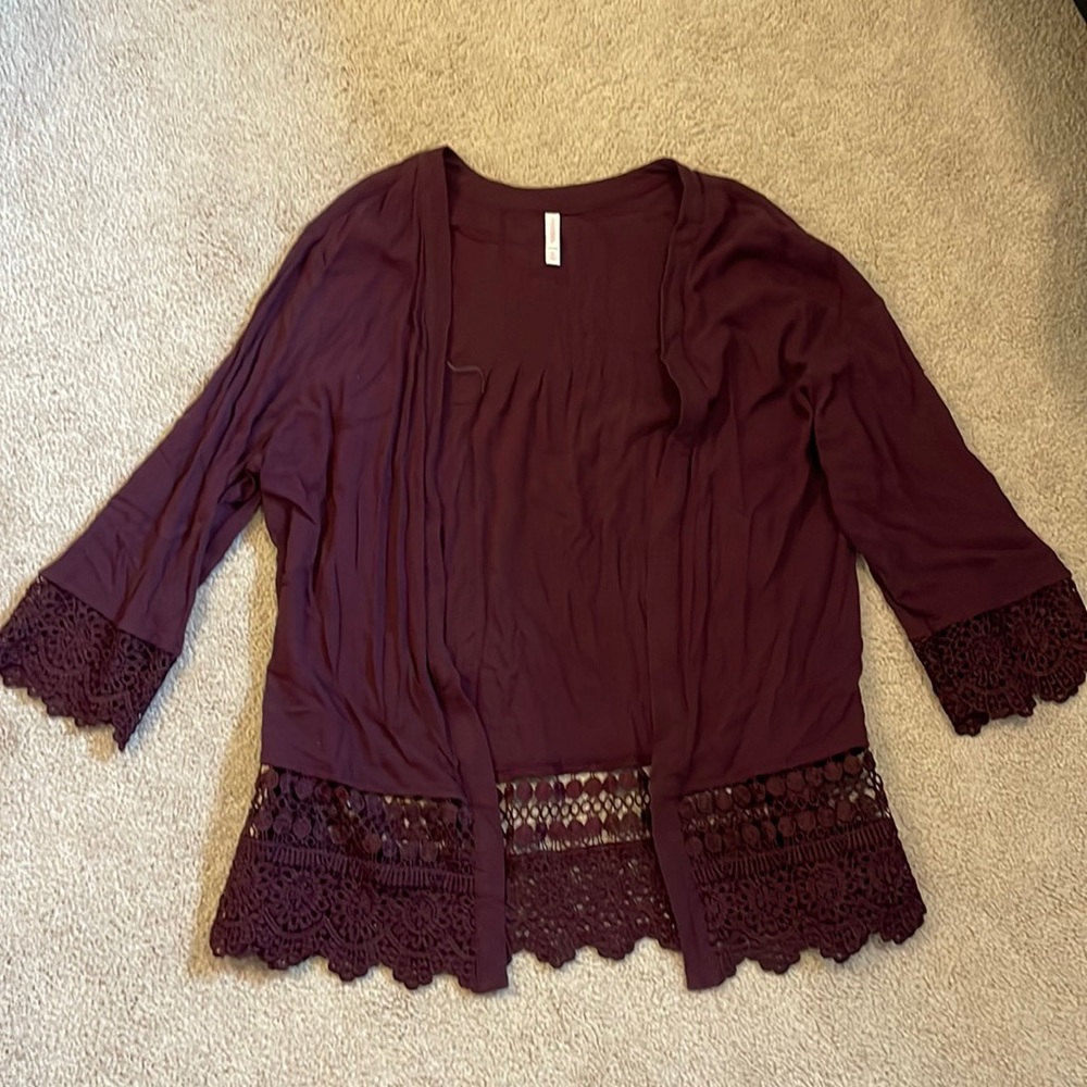 Cardigan Style Top
